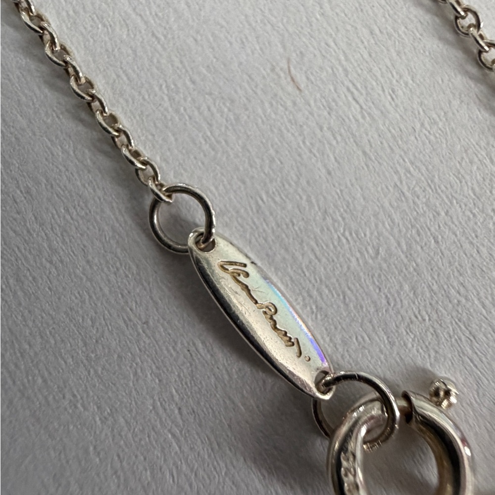 Tiffany & Co. Silver Initial Necklace - Picture 4 of 7